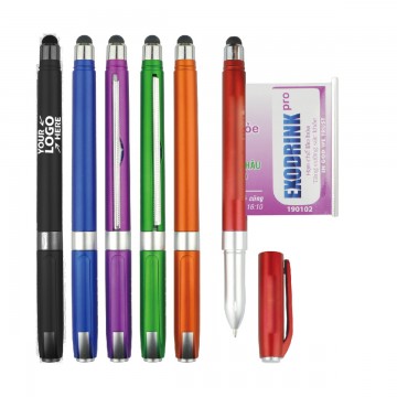 Ballpoint Banner Pen with Stylus